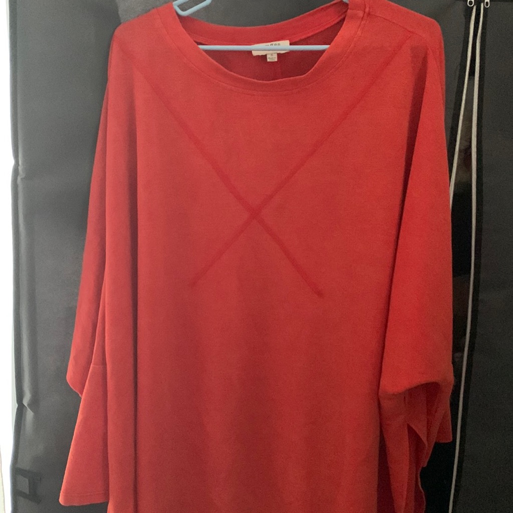 Oversized Red Shirt